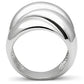 3W166 - Rhodium Brass Ring with No Stone-2