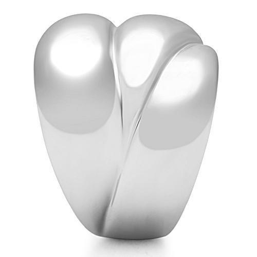 3W166 - Rhodium Brass Ring with No Stone-3