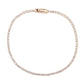 3W1681 - Rose Gold Brass Bracelet with AAA Grade CZ in Clear-2