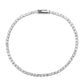 3W1685 - Rhodium Brass Bracelet with AAA Grade CZ in Clear-2
