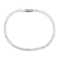 3W1688 - Rhodium Brass Bracelet with AAA Grade CZ in Clear-2
