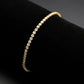 3W1689 - Gold Brass Bracelet with AAA Grade CZ in Clear-1