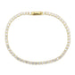 3W1689 - Gold Brass Bracelet with AAA Grade CZ in Clear-2