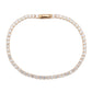 3W1690 - Rose Gold Brass Bracelet with AAA Grade CZ in Clear-2