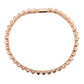 3W1699 - Rose Gold Brass Bracelet with AAA Grade CZ in Clear-4