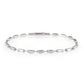 3W1709 - Rhodium Brass Bracelet with AAA Grade CZ in Clear-0