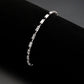 3W1709 - Rhodium Brass Bracelet with AAA Grade CZ in Clear-1