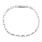 3W1709 - Rhodium Brass Bracelet with AAA Grade CZ in Clear-2
