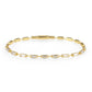 3W1710 - Gold Brass Bracelet with AAA Grade CZ in Clear-0