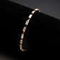 3W1714 - Rose Gold Brass Bracelet with AAA Grade CZ in Clear-1