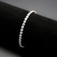 3W1718 - Rhodium Brass Bracelet with AAA Grade CZ in Clear-1