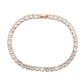 3W1720 - Rose Gold Brass Bracelet with AAA Grade CZ in Clear-2