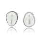 3W1732 - Imitation Rhodium Brass Earring with Synthetic in White-0