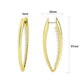 3W1734G - Flash Gold Brass Earring with Synthetic in White-1