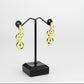 3W1752G - Flash Gold Brass Earring with NoStone in No Stone-1