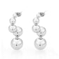 3W1752 - Imitation Rhodium Brass Earring with NoStone in No Stone-0