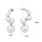 3W1752 - Imitation Rhodium Brass Earring with NoStone in No Stone-1