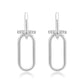 3W1763 - Imitation Rhodium Brass Earring with AAA Grade CZ in Clear-0