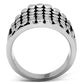 3W194 - Rhodium Brass Ring with No Stone-2
