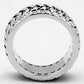 3w315 - Rhodium Brass Ring with AAA Grade CZ  in Clear-2