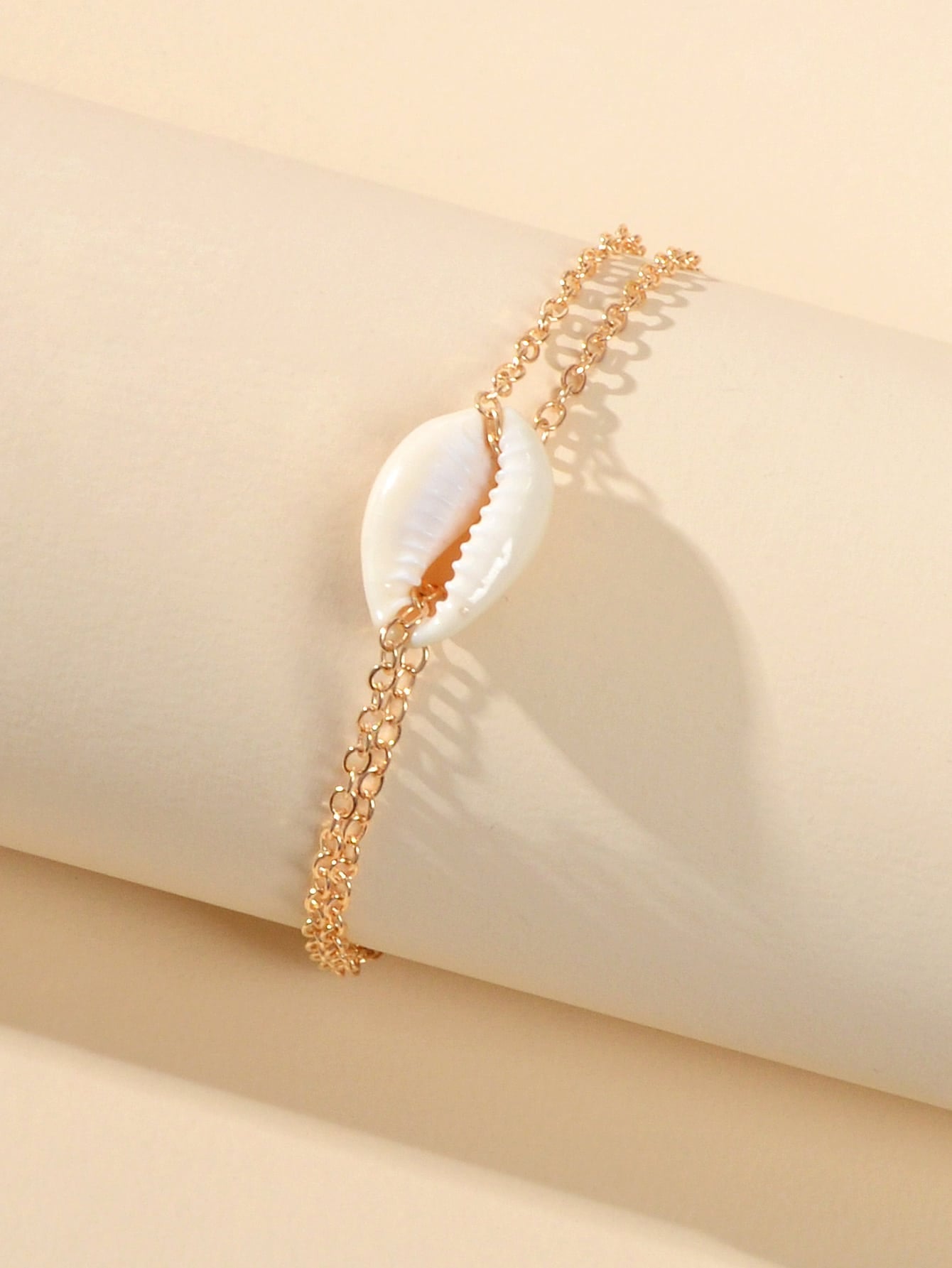 Barefoot Sandals Ankle Boho Chic Chain Beads Shell Anklet Bracelet Beach Jewelry-2