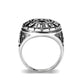 LO5S176- Sterling Silver   Ring without Stone  High Polished(No Plated)-3