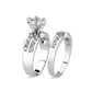 LO5W006- Rhodium Plated Ring with CZ In Clear-4