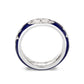LO5W046- Rhodium Plated Brass Ring with Synthetic  In Clear-2