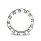 LO5S077- Sterling Silver Ring with CZ In Multi-Color High Polished( NO Plating)-2
