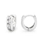 LO5S107 - Sterling Silver Earrings with AAA Grade CZ  in Clear-1