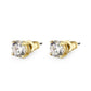 LO5W110 - Rhodium Brass Earrings with AAA Grade CZ  in Clear-1