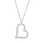 LO5W119- Brass  Pendant (Chain Not Included) with Clear Crystal Glass  In Rhodium Plated-0