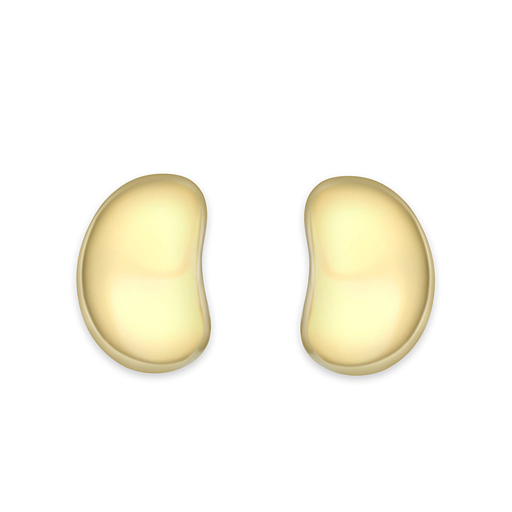 LO5S122 - Sterling Silver  Earrings With  Gold Plated No Stone-0