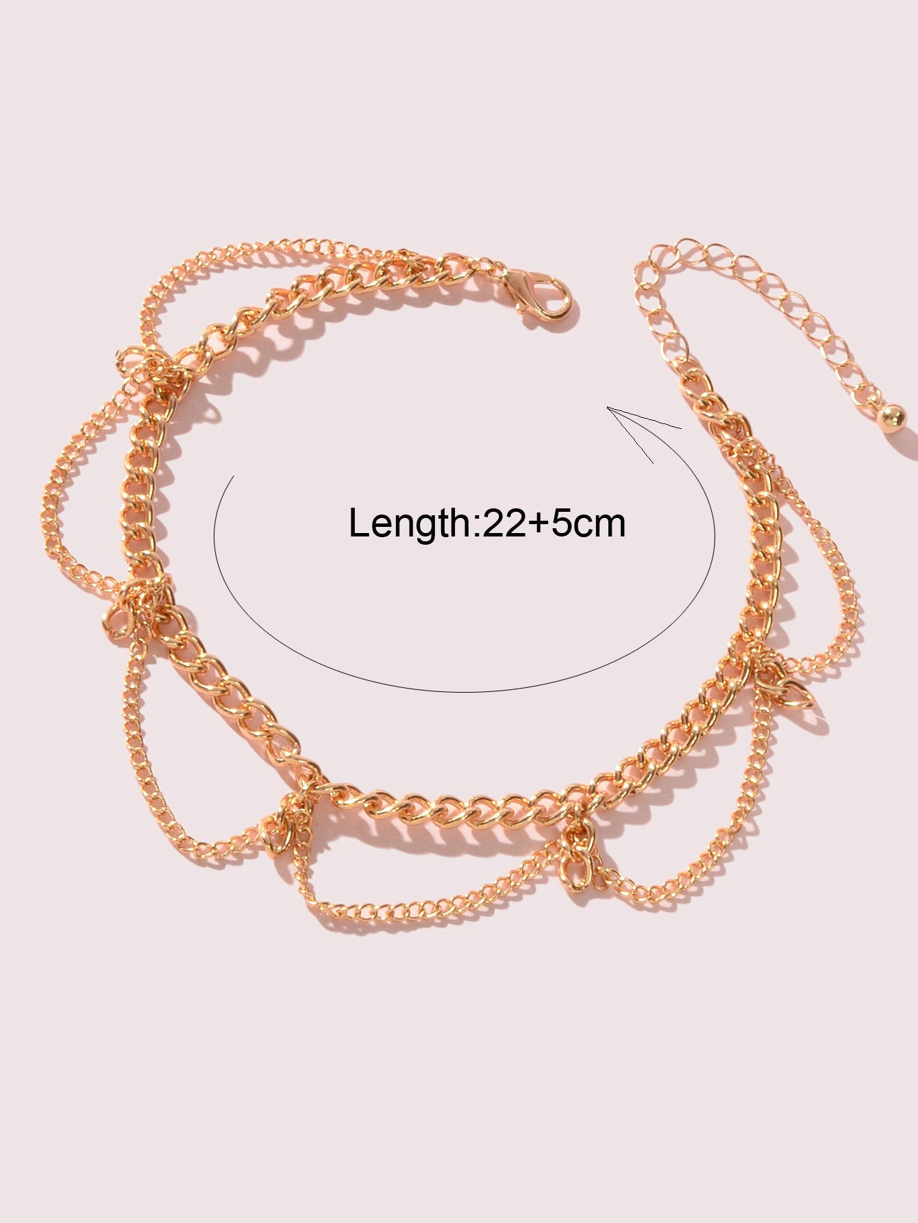 New Style Chain Anklet Trendy Handcrafted Beach Ankel Foot Jewellery Bracelet-3