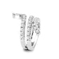 LO5W011- Rhodium Plated Ring with Crystal Glass In Clear-3
