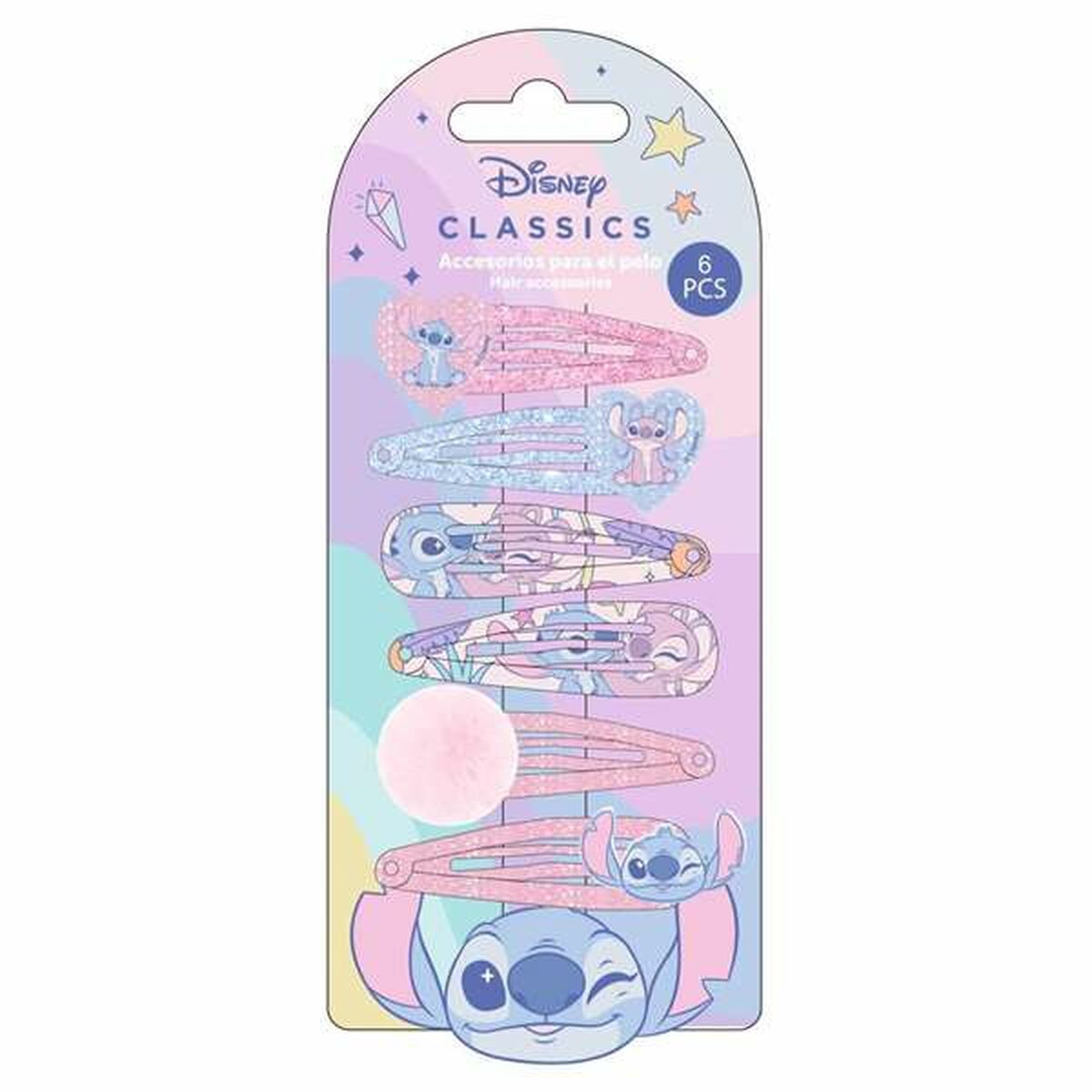 Hair Clips Stitch Blue-2