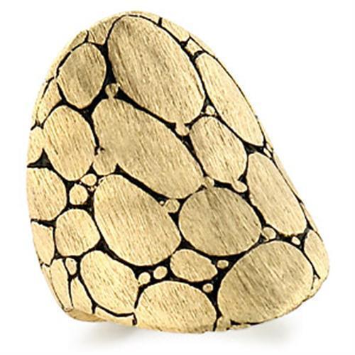 9W182 - Gold Brass Ring with No Stone-0