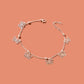 Silver Butterfly Charm Anklet Boho Beach Foot Jewellery Ankle Bracelet for Girls-2