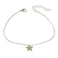 1 pc Barefoot Sandals Ankle Minimalist Silver Chain Star Charm Anklet Bracelets-3