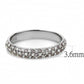 DA231 - High polished (no plating) Stainless Steel Ring with AAA Grade CZ  in Multi Color-1
