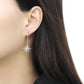 DA329 - No Plating Stainless Steel Earrings with AAA Grade CZ  in Clear-2