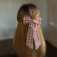 Daisy Picnic Gingham Bow Hair Clip-2