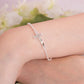 Solid 925 Sterling Silver Bracelet Cross Religious and Wedding Gift Classic XFB8007-4