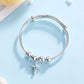 Newborn Baby 925 Sterling Silver Cross Baby Bangle XFB8150-1