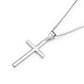 Cross Pendant Necklace Solid 925 Sterling Silver XFN8114-1