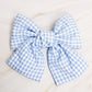 Gingham Bow Pretty Bow Hair Clip-3
