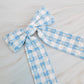 Daisy Picnic Gingham Bow Hair Clip-6
