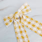 Daisy Picnic Gingham Bow Hair Clip-7