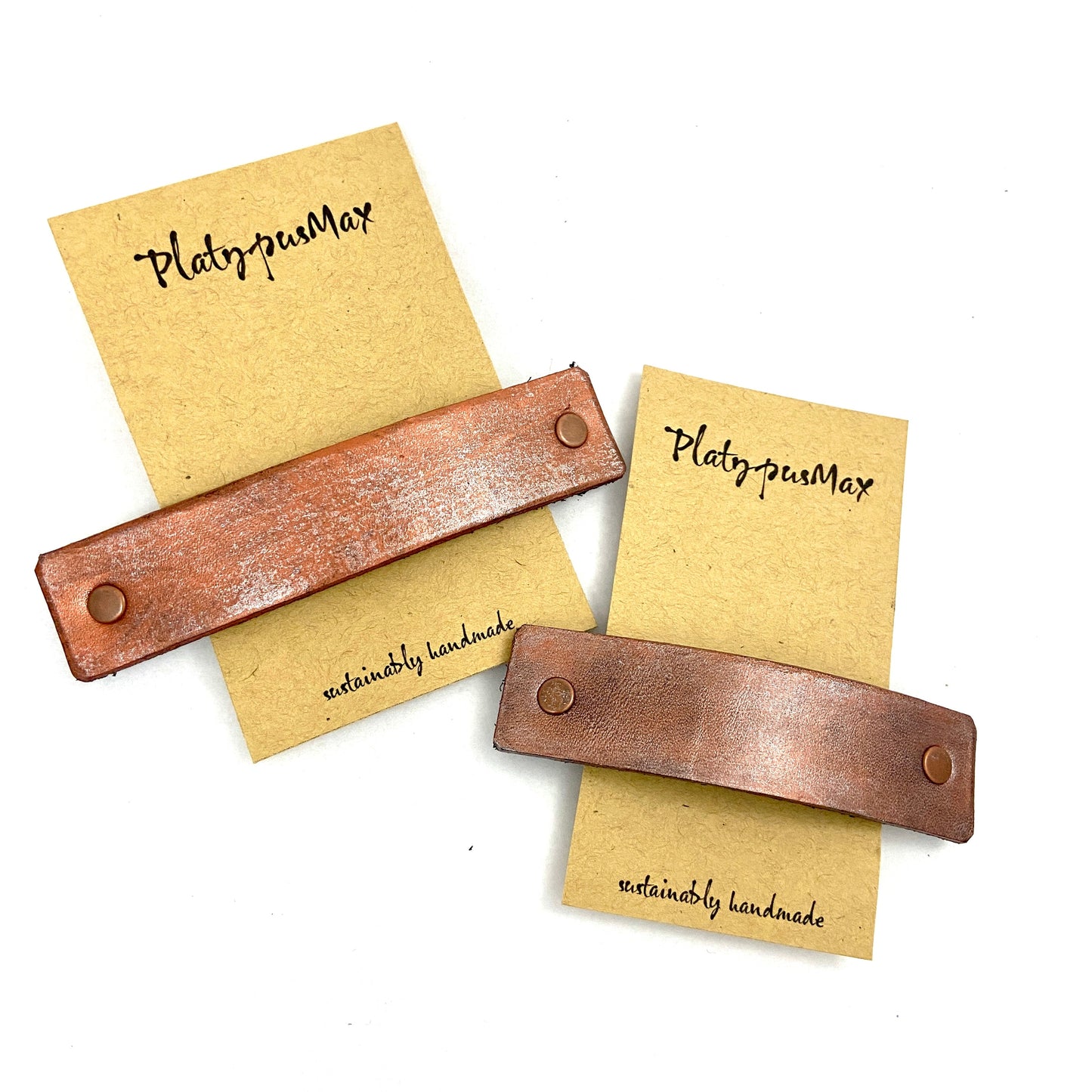 Rustic Copper Hair Clip Barrette-1