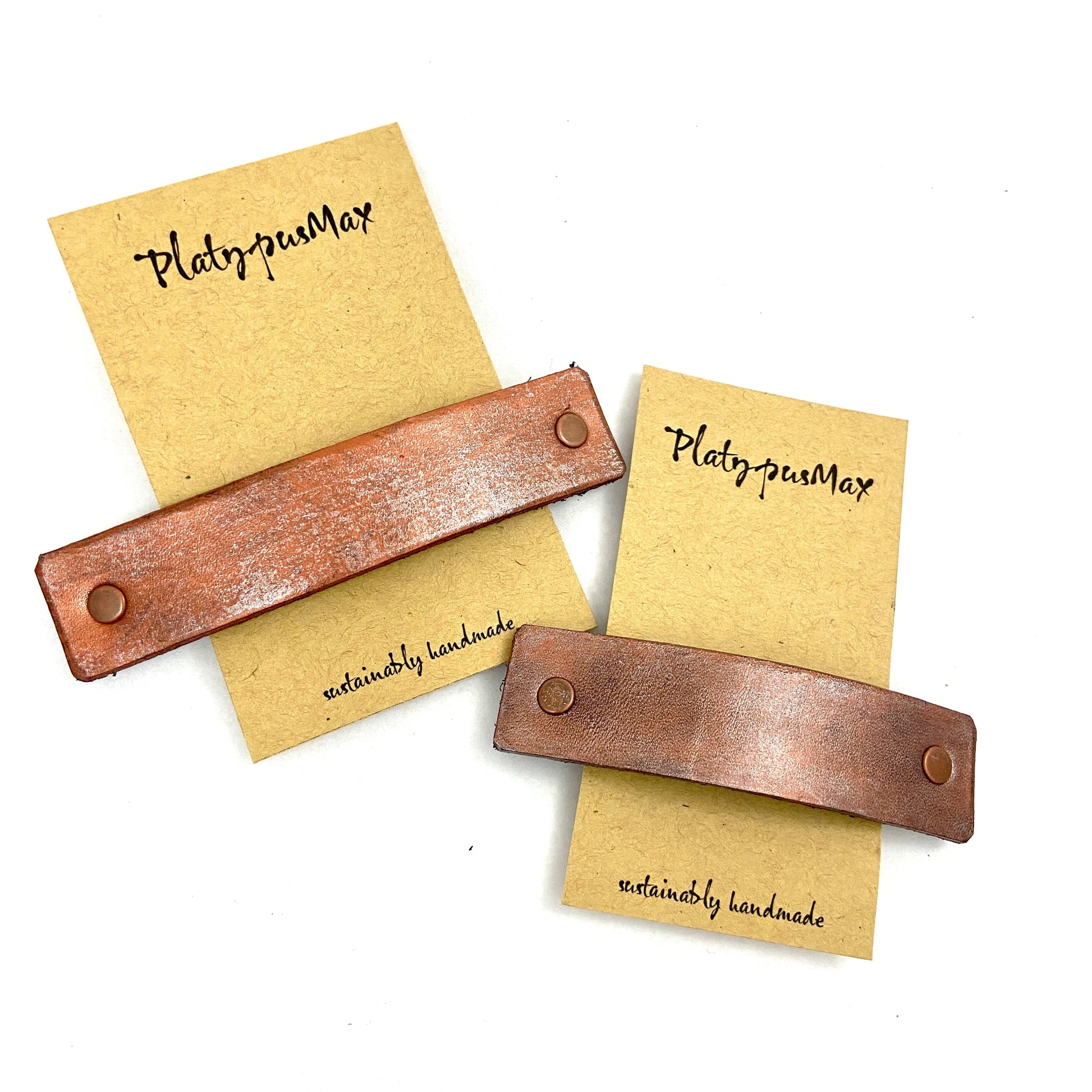 Rustic Copper Hair Clip Barrette-1